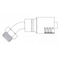 1/4 X 5/16 Male Inverted Flare 45